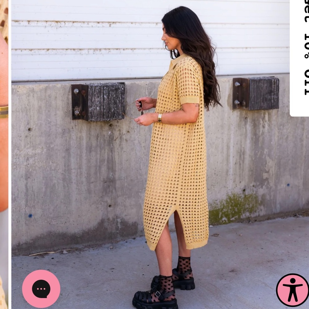 Dressed in Lala Soul Stuff Knit Dress in Tan - Picture 3 of 12